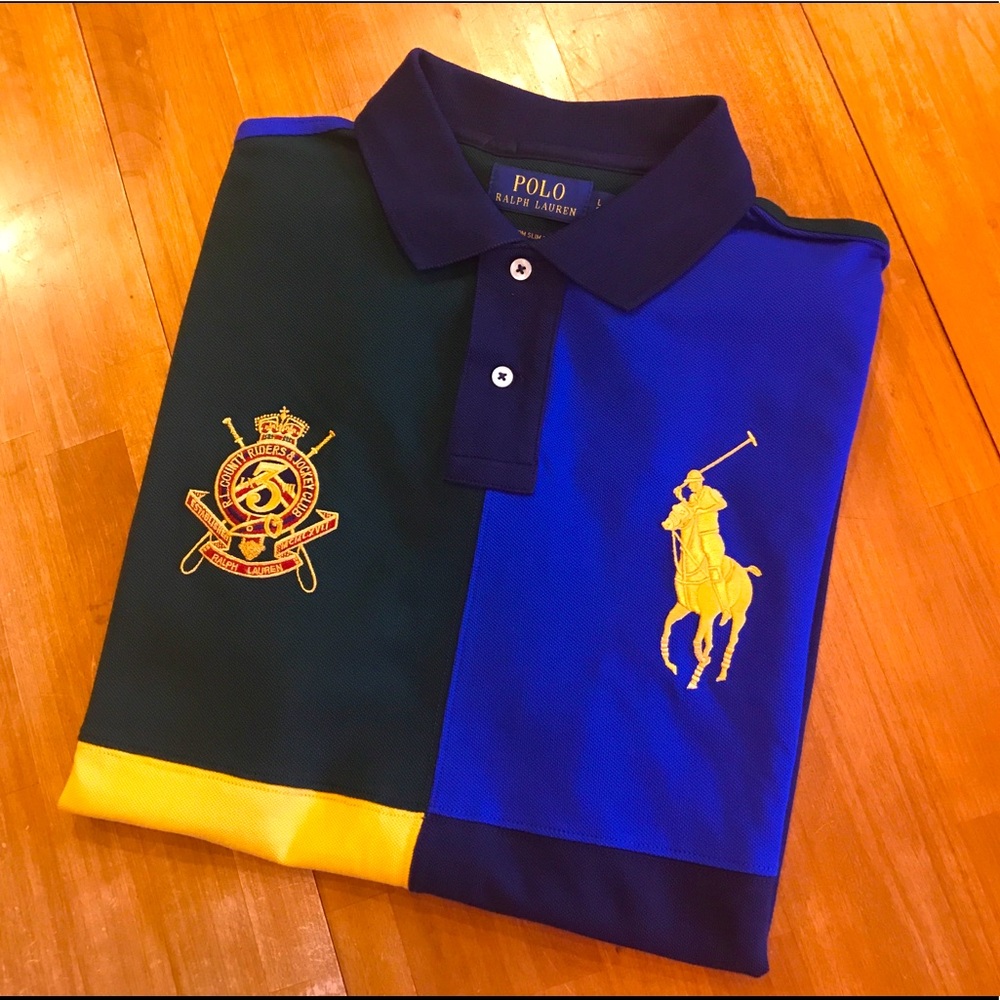 POLO RALPH LAUREN Colorblocked Big Pony Polo